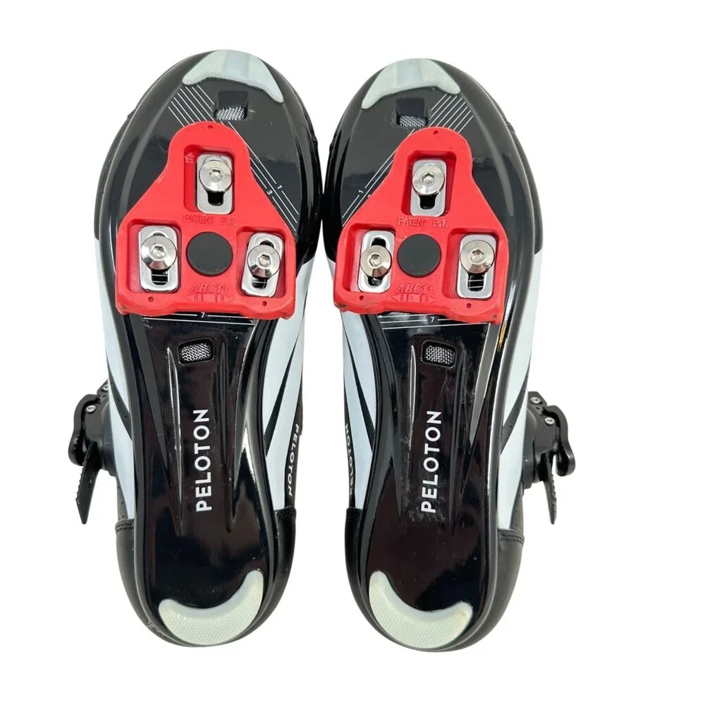 Peloton Cycling Shoes - Size 38 Womens 7 / 7.5 Mens 6 - w/ Cleats - Picture 3 of 5